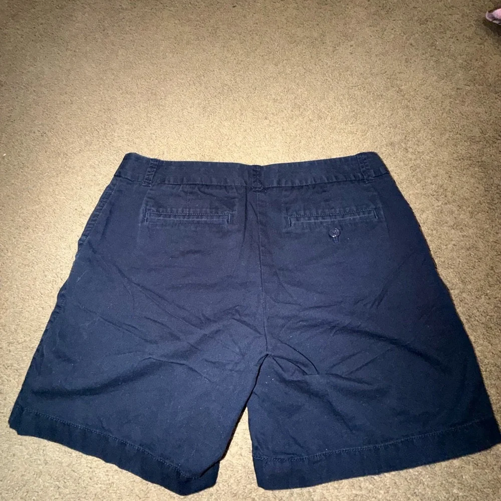 J. Crew Navy Cotton Chino Bermuda Shorts - Picture 4 of 4